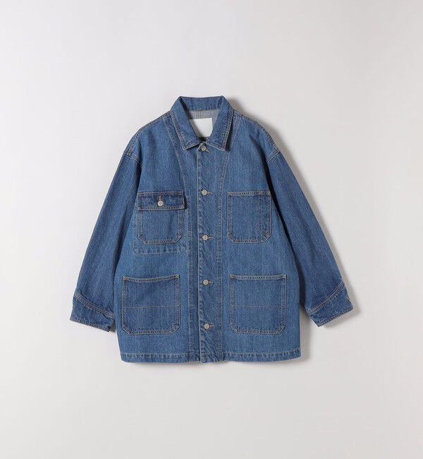 SHIPS any「SHIPS any:〈洗濯機可能〉ルーズ デニム カバーオール ジャケット［SHIPS any DENIM］」|デニムジャケット|