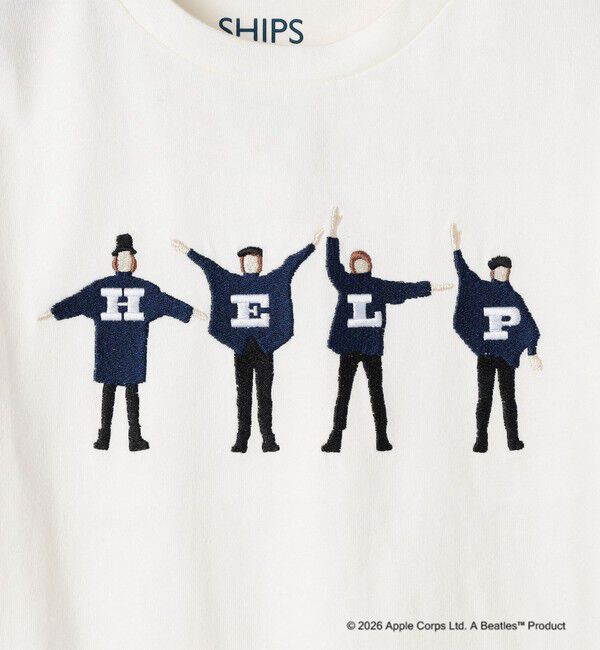 SHIPS KIDS「SHIPS KIDS:140～160cm /【THE BEATLES（ザ・ビートルズ）】半袖 Tシャツ」|Tシャツ・カットソー|
