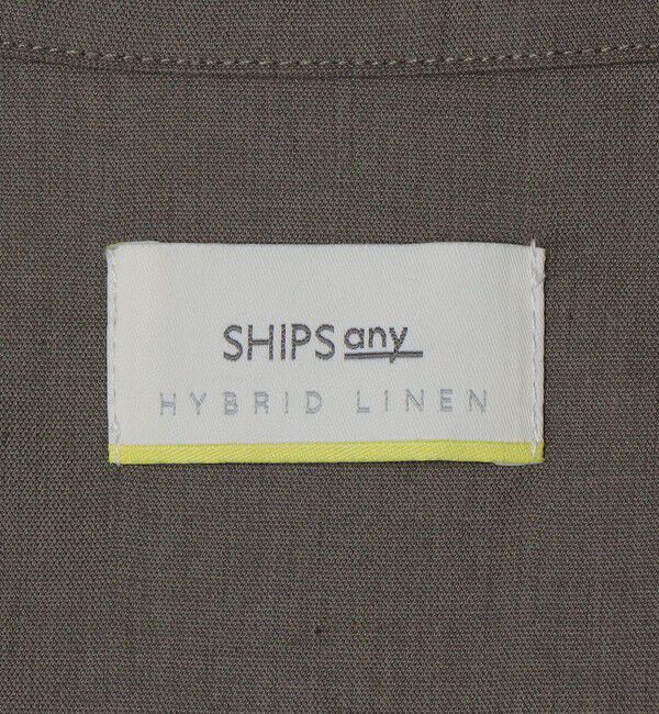 SHIPS any「SHIPS any:〈接触冷感・ストレッチ・遮熱等〉ハイブリッドリネン 2ボタン リラックス ジャケット◇」|テーラードジャケット|