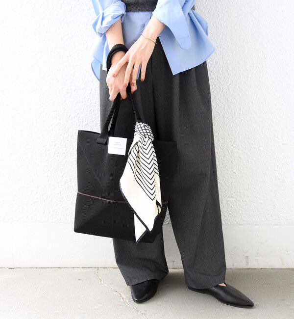 SHIPS for women「【WEB限定】George Cinq: ORIGAMI BAG （M）」|トートバッグ|ブラック