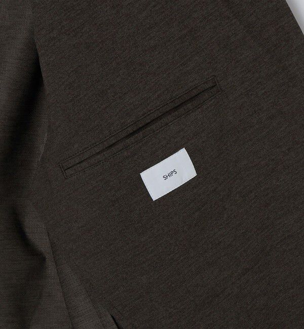 SHIPS「〈洗濯機可能〉DOT JERSEY ジャケット(セットアップ対応)」|テーラードジャケット|