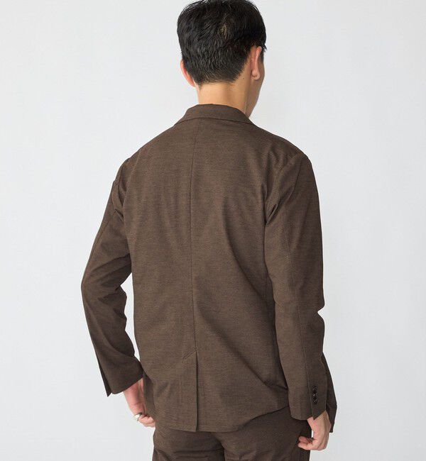 SHIPS「〈洗濯機可能〉DOT JERSEY ジャケット(セットアップ対応)」|テーラードジャケット|