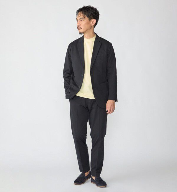 SHIPS「〈洗濯機可能〉DOT JERSEY ジャケット(セットアップ対応)」|テーラードジャケット|
