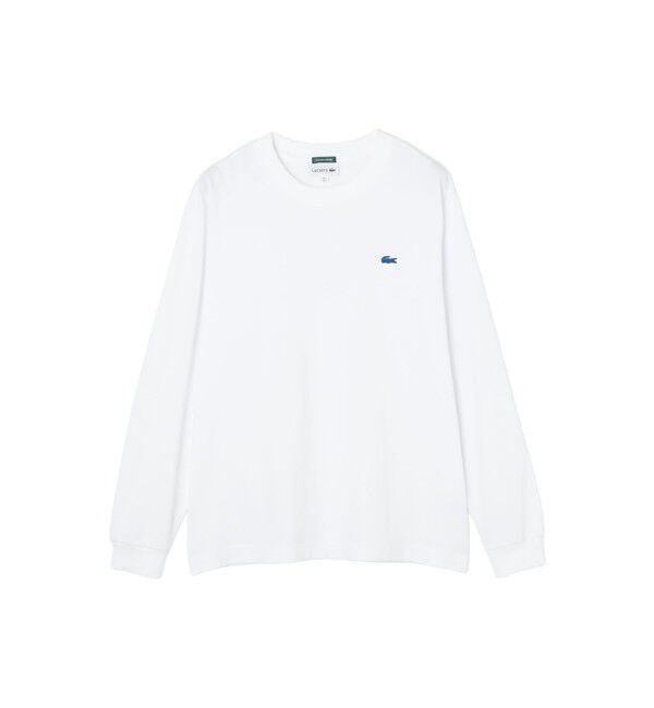 SHIPS any「【SHIPS any別注】LACOSTE: ワンポイント ピケ クルーネック Tシャツ 26AW (ロンT)◇」|Tシャツ・カットソー|