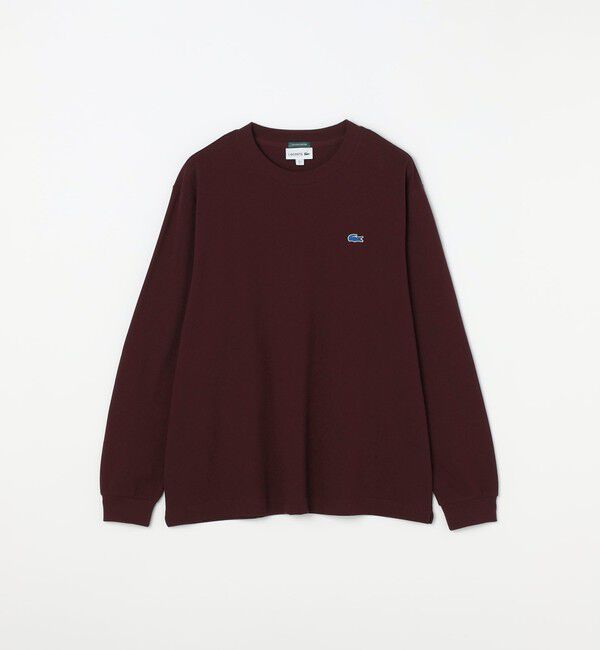 SHIPS any「【SHIPS any別注】LACOSTE: ワンポイント ピケ クルーネック Tシャツ 26AW (ロンT)◇」|Tシャツ・カットソー|