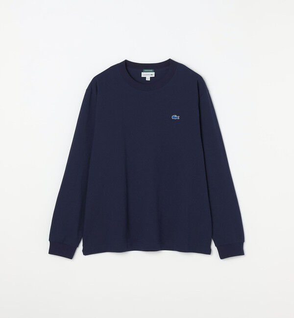 SHIPS any「【SHIPS any別注】LACOSTE: ワンポイント ピケ クルーネック Tシャツ 26AW (ロンT)◇」|Tシャツ・カットソー|
