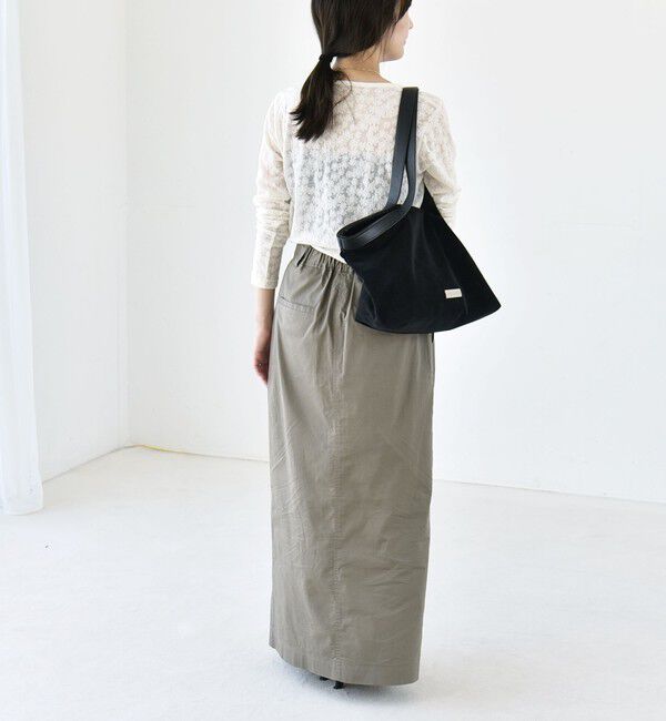 quaranciel「quaranciel:〈洗濯機可能〉シアー フラワー ジャカード コンパクト プルオーバー」|Tシャツ・カットソー|