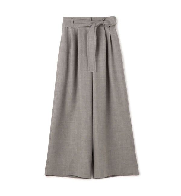 Ballsey「ライトカルゼ ベルテッドパンツ」|スラックス|15 グレー