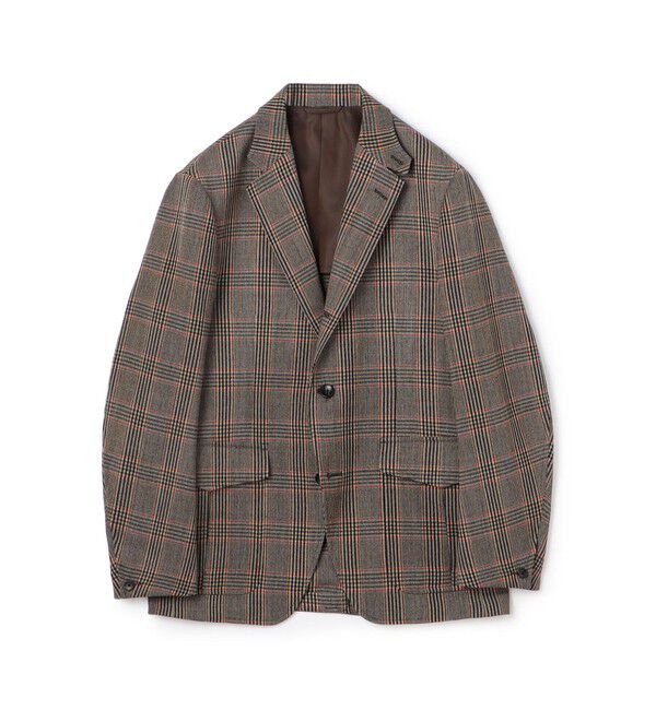 TOMORROWLAND MENS「ウール シューティングジャケット DORMEUIL VINTAGE SPORTEX」|テーラードジャケット|48 ダークブラウン系