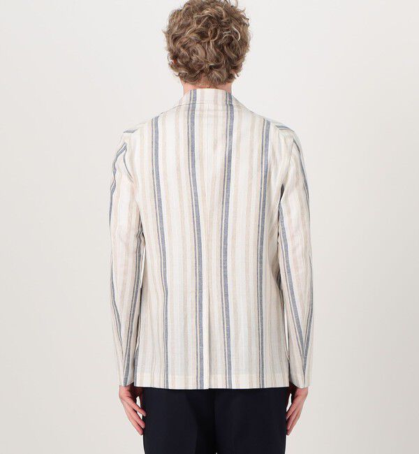 TOMORROWLAND MENS「【別注】TAGLIATORE G-LIGHT リネンレーヨン シングルブレステッド 2Bジャケット」|テーラードジャケット|