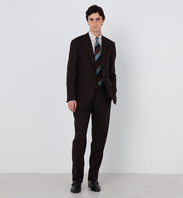 TOMORROWLAND MENS「ウール シングルブレステッド2Bジャケット BRITISH WINTER TEX DORMEUIL セットアップ対応」|テーラードジャケット|
