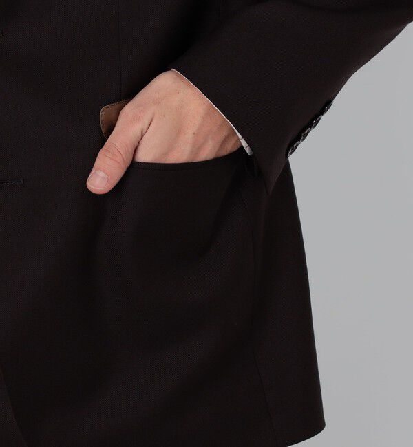 TOMORROWLAND MENS「ウール シングルブレステッド2Bジャケット BRITISH WINTER TEX DORMEUIL セットアップ対応」|テーラードジャケット|