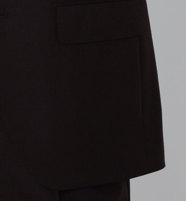 TOMORROWLAND MENS「ウール シングルブレステッド2Bジャケット BRITISH WINTER TEX DORMEUIL セットアップ対応」|テーラードジャケット|