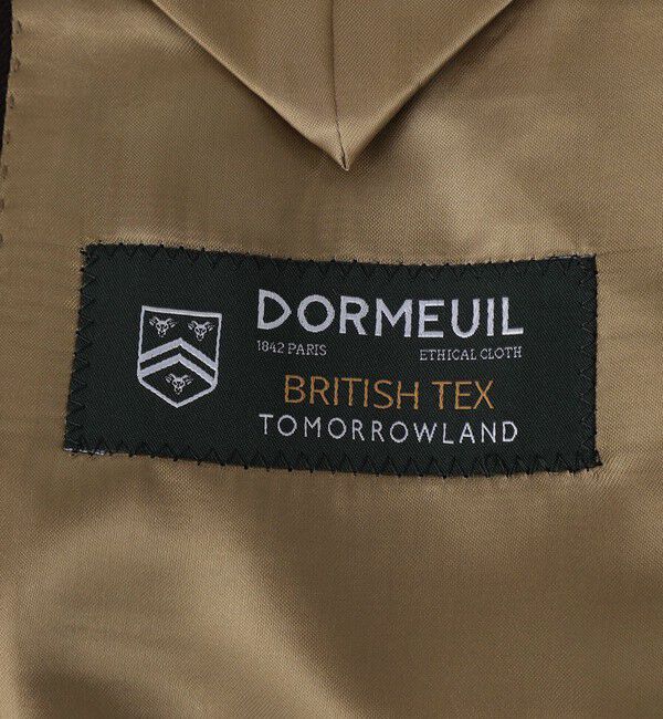 TOMORROWLAND MENS「ウール シングルブレステッド2Bジャケット BRITISH WINTER TEX DORMEUIL セットアップ対応」|テーラードジャケット|