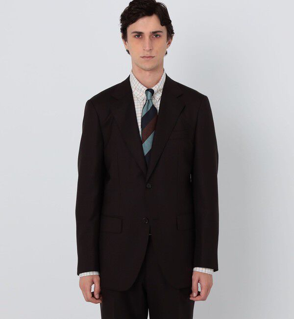 TOMORROWLAND MENS「ウール シングルブレステッド2Bジャケット BRITISH WINTER TEX DORMEUIL セットアップ対応」|テーラードジャケット|