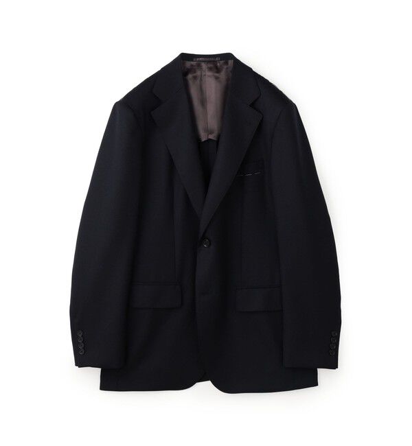 TOMORROWLAND MENS「ウール シングルブレステッド2Bジャケット BRITISH WINTER TEX DORMEUIL セットアップ対応」|テーラードジャケット|69 ネイビー