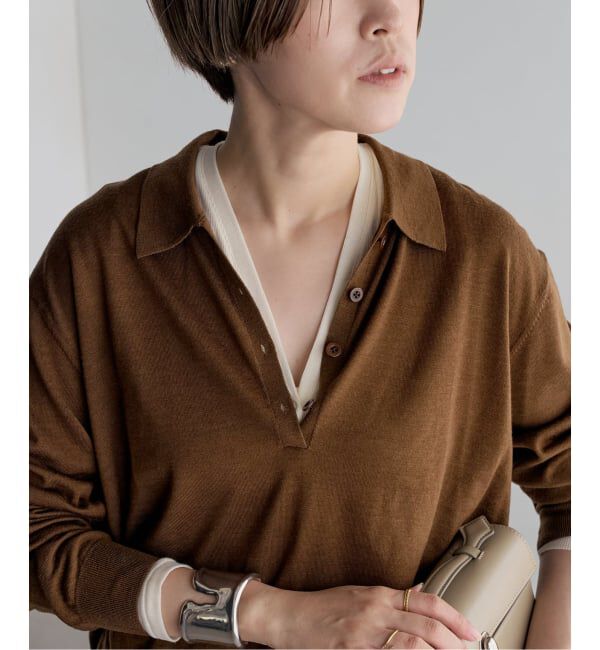 Plage「《予約》Precious Collar ニット」|ニット・セーター|