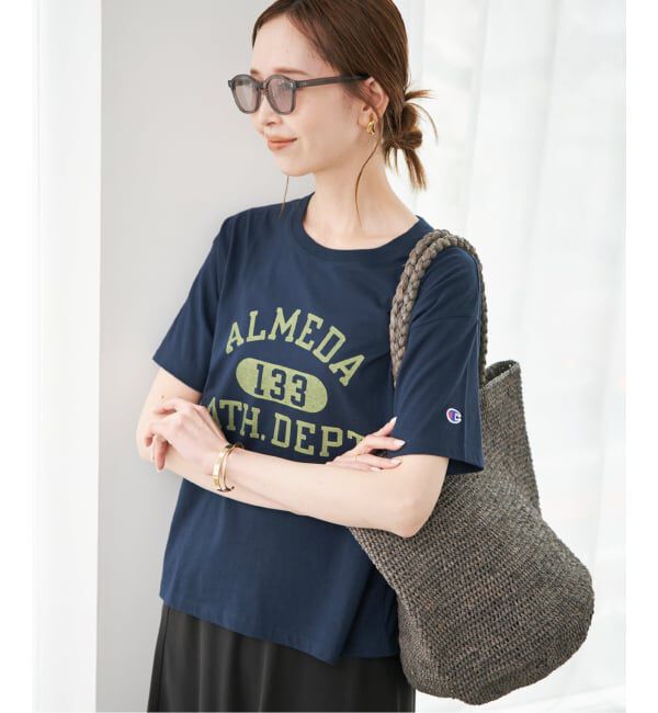 SLOBE IENA「Champion/チャンピオン SLOBE別注 ロゴTシャツ」|Tシャツ・カットソー|