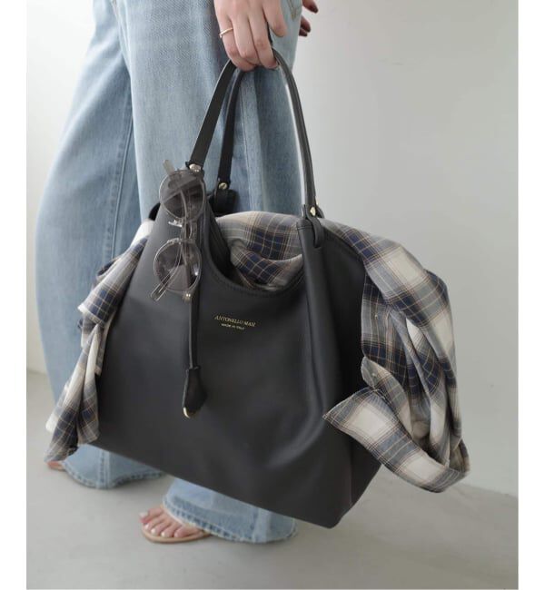 SLOBE IENA「《WEB限定/追加9予約》ANTONELLO MASI SLOBE別注 レザートートバッグ」|トートバッグ|