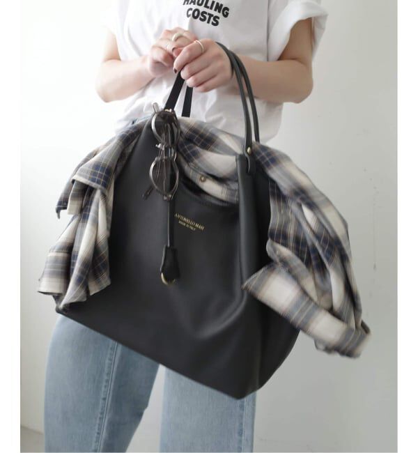 SLOBE IENA「《WEB限定/追加9予約》ANTONELLO MASI SLOBE別注 レザートートバッグ」|トートバッグ|