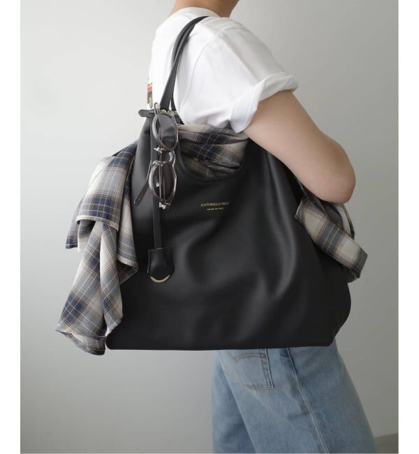 SLOBE IENA「《WEB限定/追加9予約》ANTONELLO MASI SLOBE別注 レザートートバッグ」|トートバッグ|