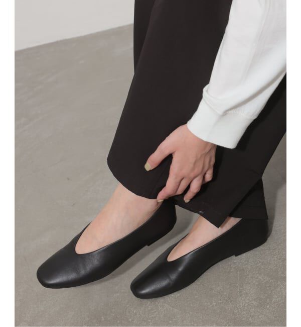 JOURNAL STANDARD relume「【REMME/レメ】 レザーフラットシューズ」|その他|ブラック