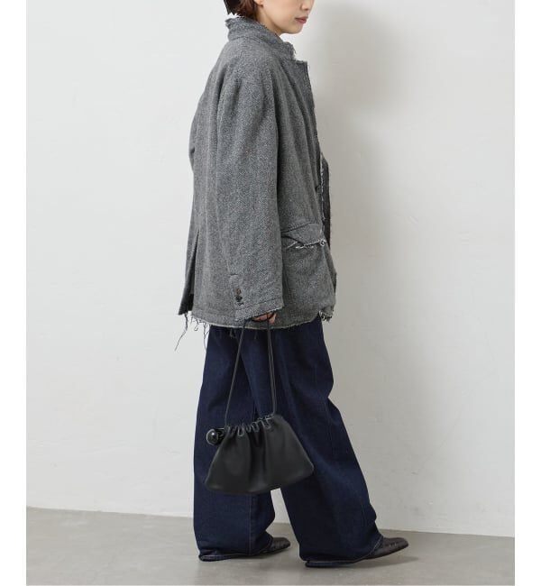 journal standard L'essage「JANE SMITH/ジェーンスミス GARMENT WASHED SILKNEP TWEED ジャケット」|テーラードジャケット|