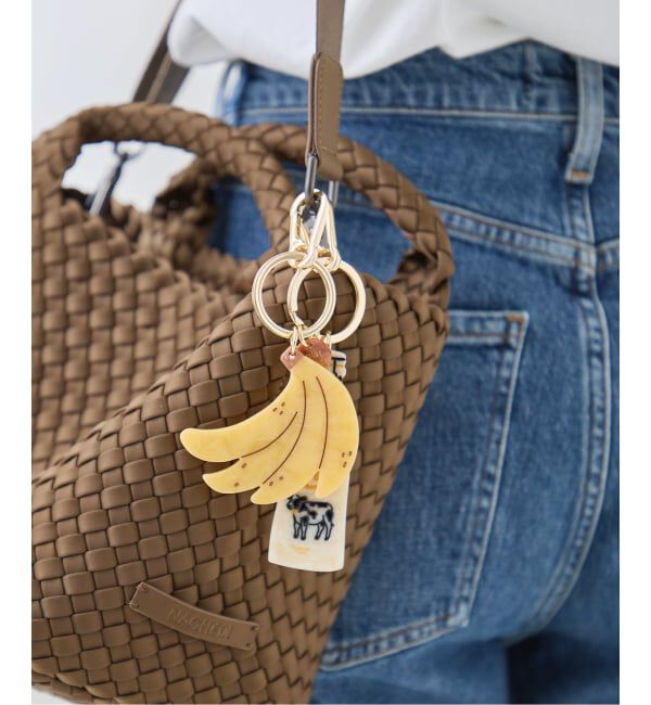 journal standard L'essage「《追加予約》Solar Eclipse/ソーラーエクリプス BANANA CHARM チャーム」|キーケース|イエロー