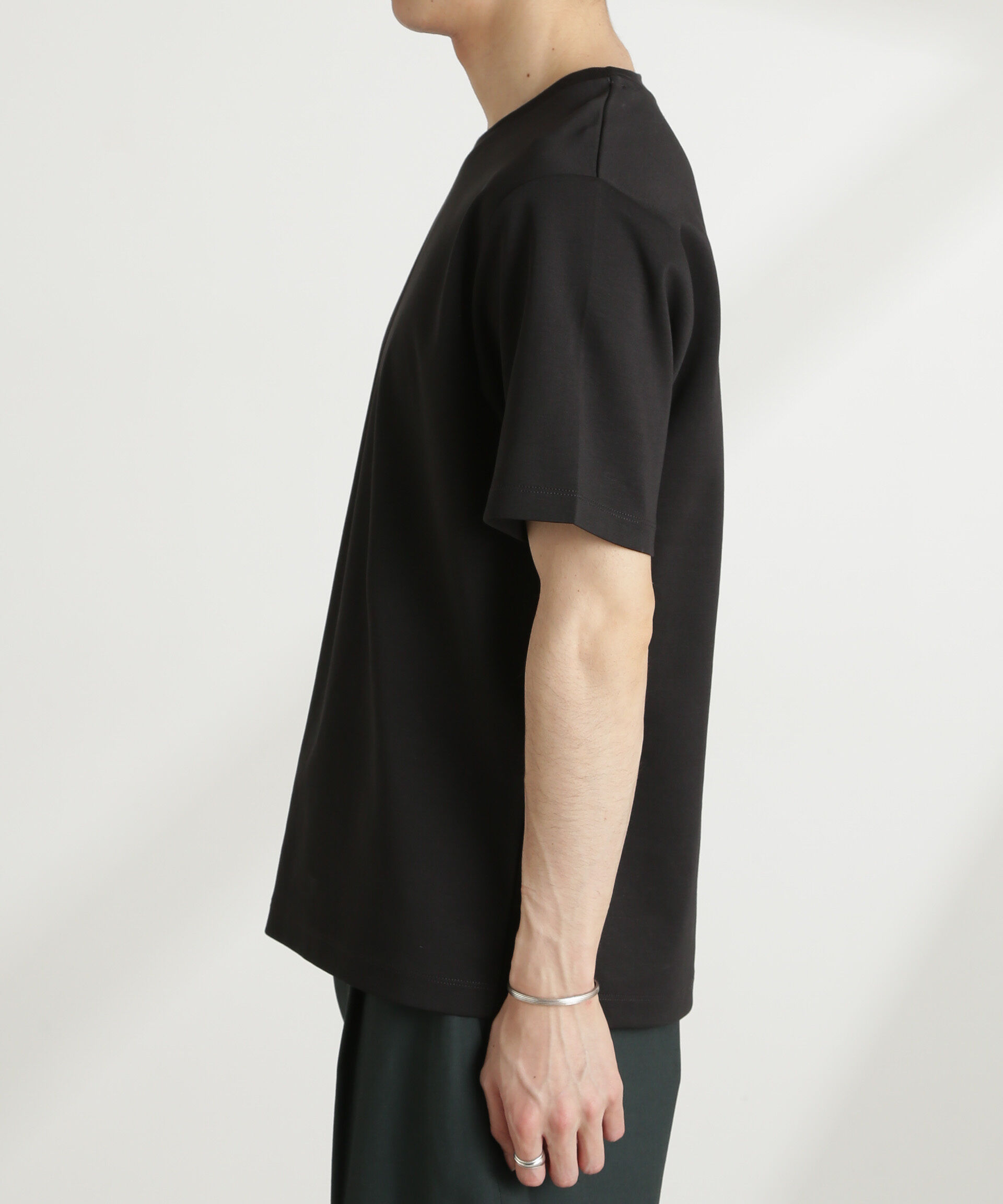 NANO universe「ダブルスムースクルーネックTシャツ 半袖」|Tシャツ・カットソー|