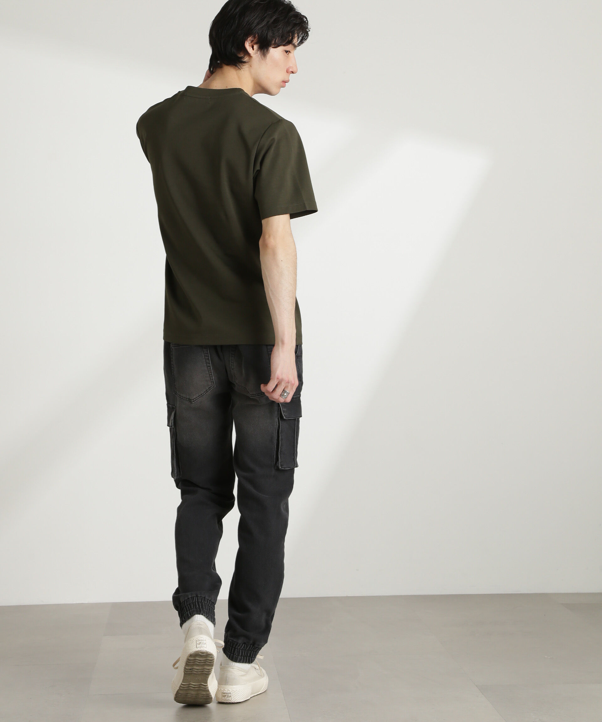 NANO universe「ダブルスムースクルーネックTシャツ 半袖」|Tシャツ・カットソー|