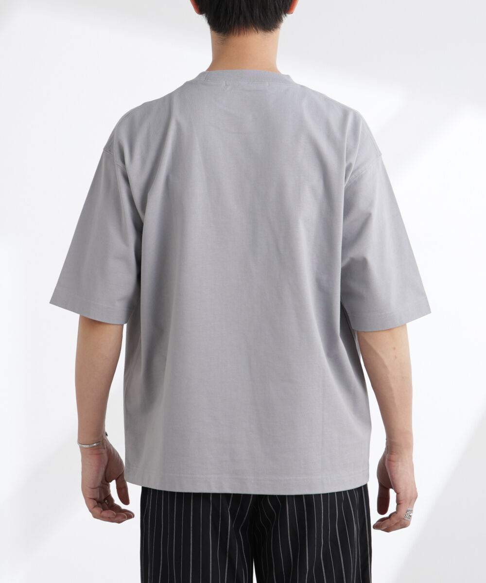NANO universe「ヘビーウェイトワイドTシャツ 半袖」|Tシャツ・カットソー|