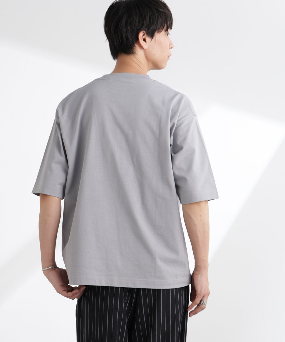 NANO universe「ヘビーウェイトワイドTシャツ 半袖」|Tシャツ・カットソー|