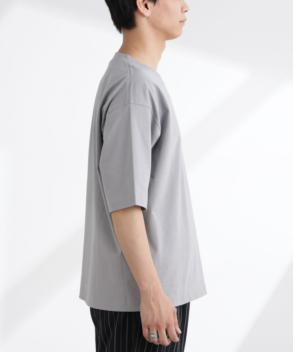 NANO universe「ヘビーウェイトワイドTシャツ 半袖」|Tシャツ・カットソー|