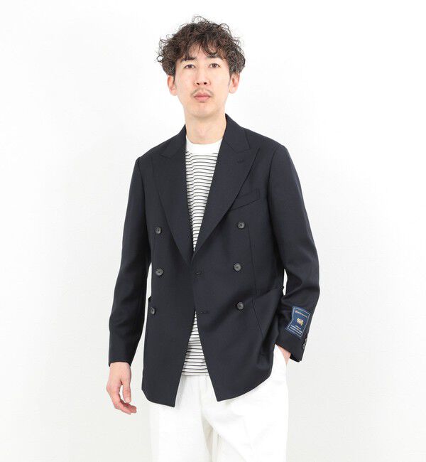 NOLLEY'S goodman「《ビジカジ対応》MARTIN ホップサックダブルJK 26SS」|テーラードジャケット|