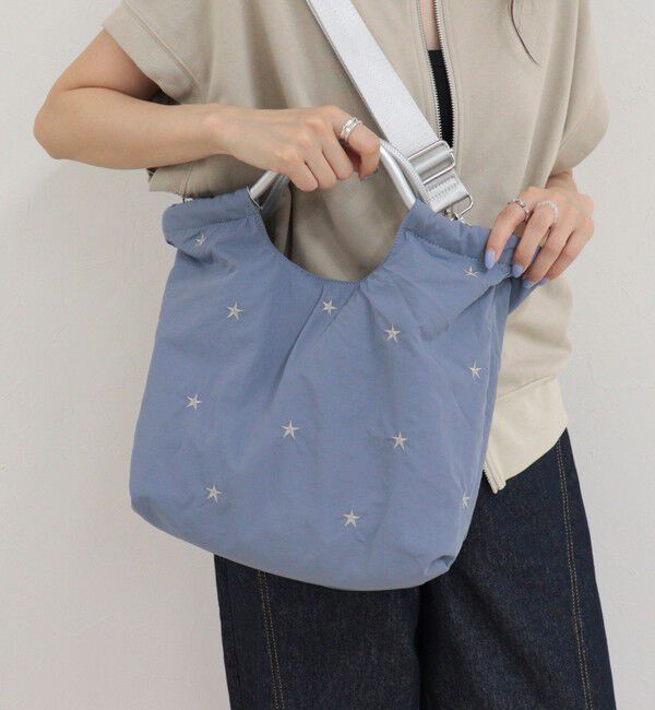 fredy emue「バイカラー星刺しゅう2ＷAYトートバッグ」|トートバッグ|