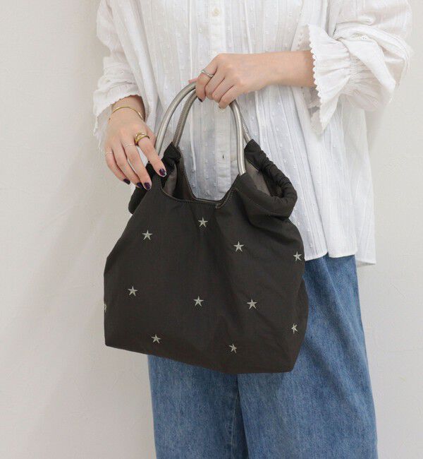 fredy emue「バイカラー星刺しゅう2ＷAYトートバッグ」|トートバッグ|