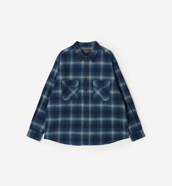  「PENDLETON | 〈別注〉 レギュラーカラー チェックシャツ MEN」|シャツ・ブラウス|BLUE