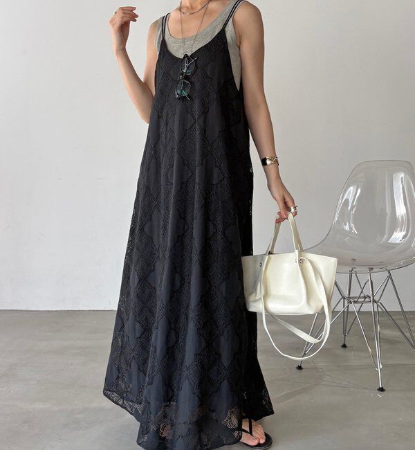  「レースキャミワンピース」|ワンピース|