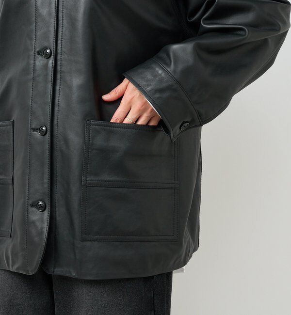  「【MONN.:.】【ラムレザー】レザージャケット」|その他|