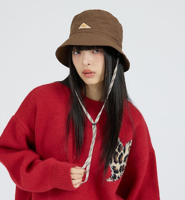 ABAHOUSE「【KELTY/ケルティー】/ワンポイント 紐付き配色 バケットハット / アドベ」|その他|ブラウン