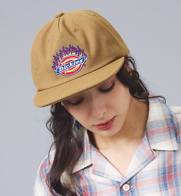 ABAHOUSE「【Dickies / ディッキーズ】FIRE ICON5PANEL　CAP/ファ」|その他|ブラウン