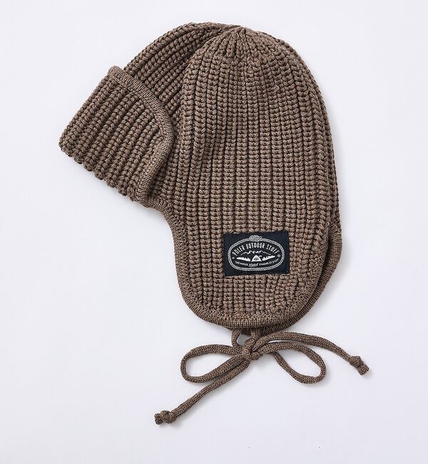 ABAHOUSE「【POLER / ポーラー】 EAR FLAP BEANIE / イヤー フラッ」|その他|ブラウン