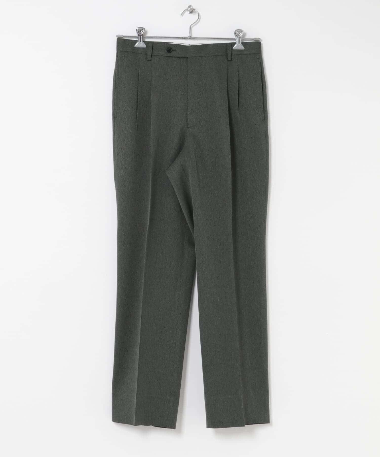 URBAN RESEARCH DOORS「LIFE STYLE TAILOR　レトロヘリンボンストレッチ2タックパンツ」|スラックス|