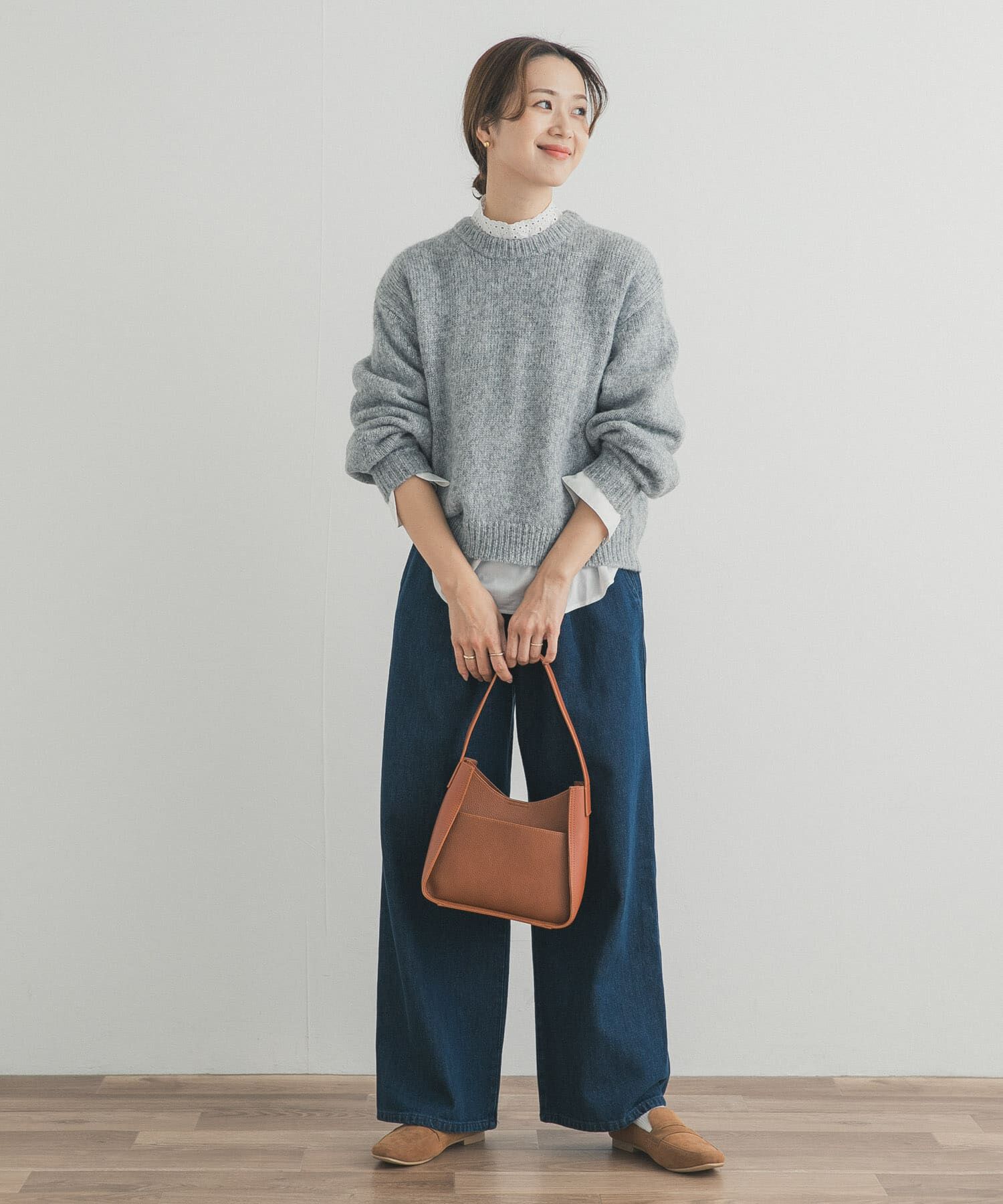 URBAN RESEARCH DOORS「ラメニットプルオーバー」|ニット・セーター|