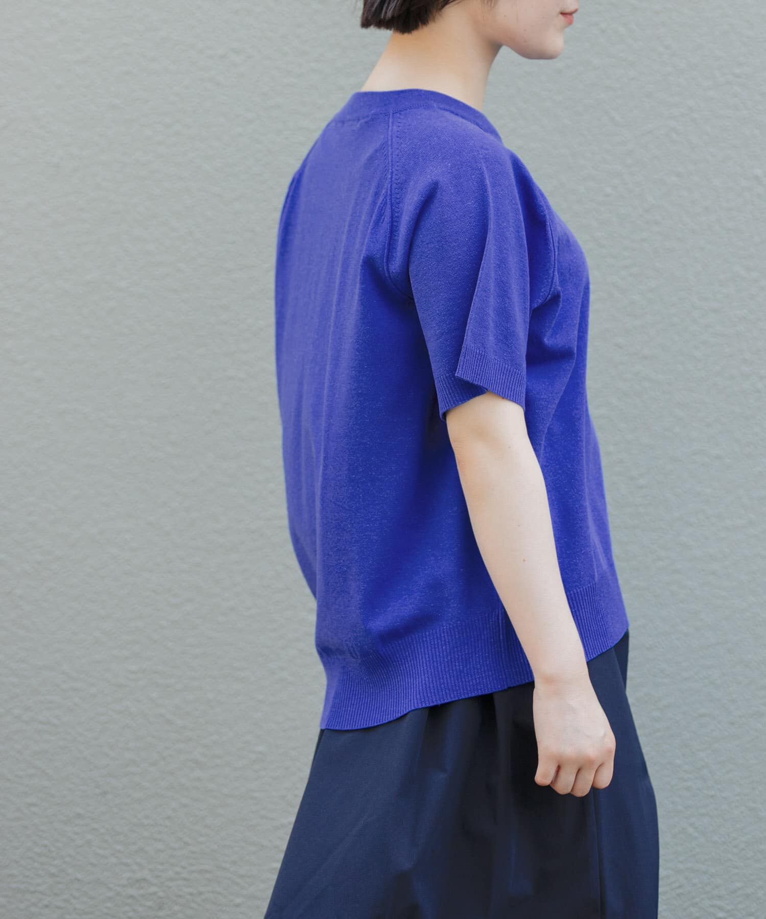 URBAN RESEARCH DOORS「FORK&SPOON　ラグランスリーブニットTシャツ」|ニット・セーター|