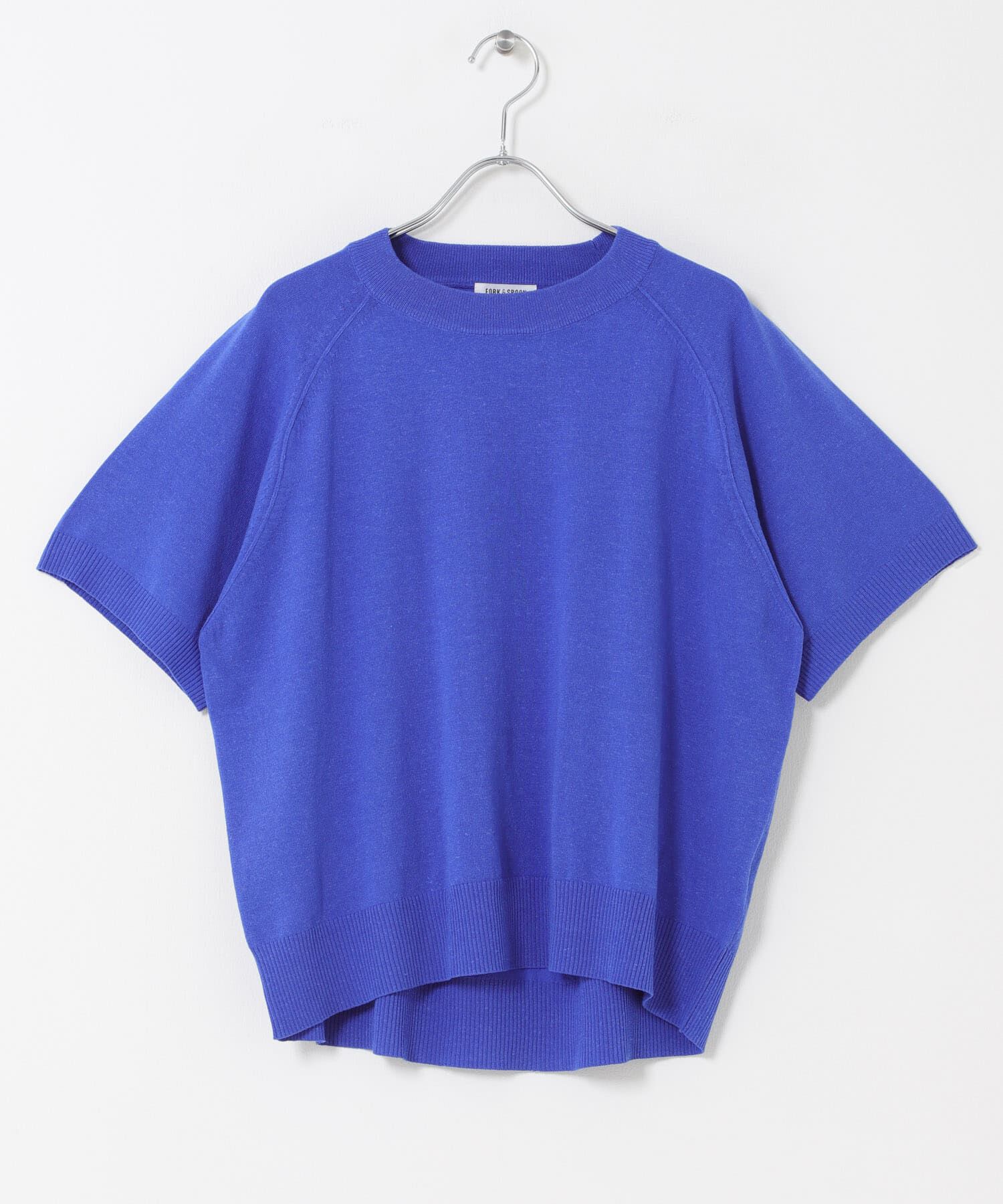 URBAN RESEARCH DOORS「FORK&SPOON　ラグランスリーブニットTシャツ」|ニット・セーター|