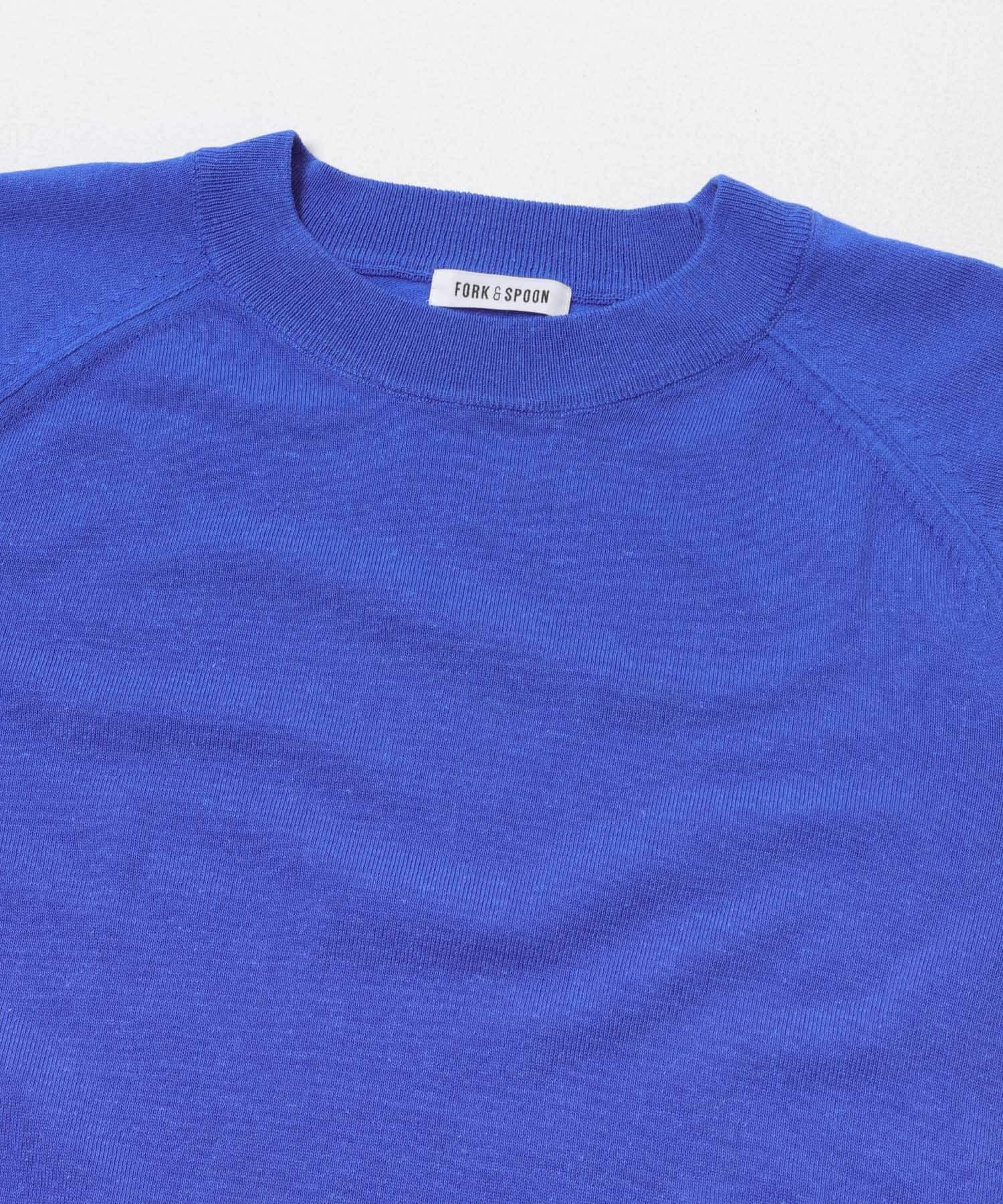 URBAN RESEARCH DOORS「FORK&SPOON　ラグランスリーブニットTシャツ」|ニット・セーター|