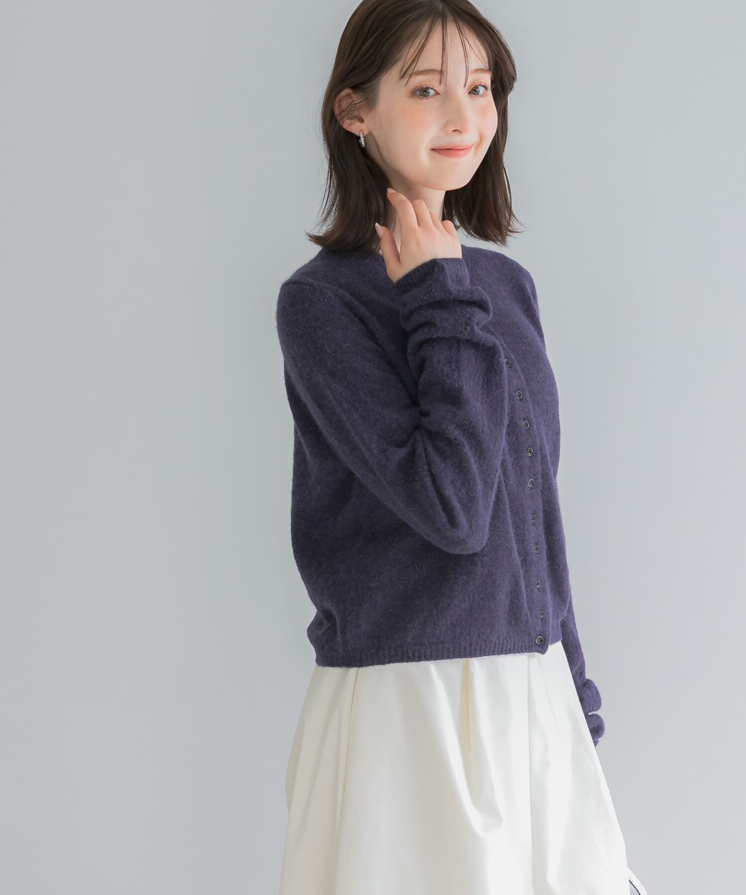 URBAN RESEARCH ROSSO「ベビーアルパカコンパクトニット」|ニット・セーター|