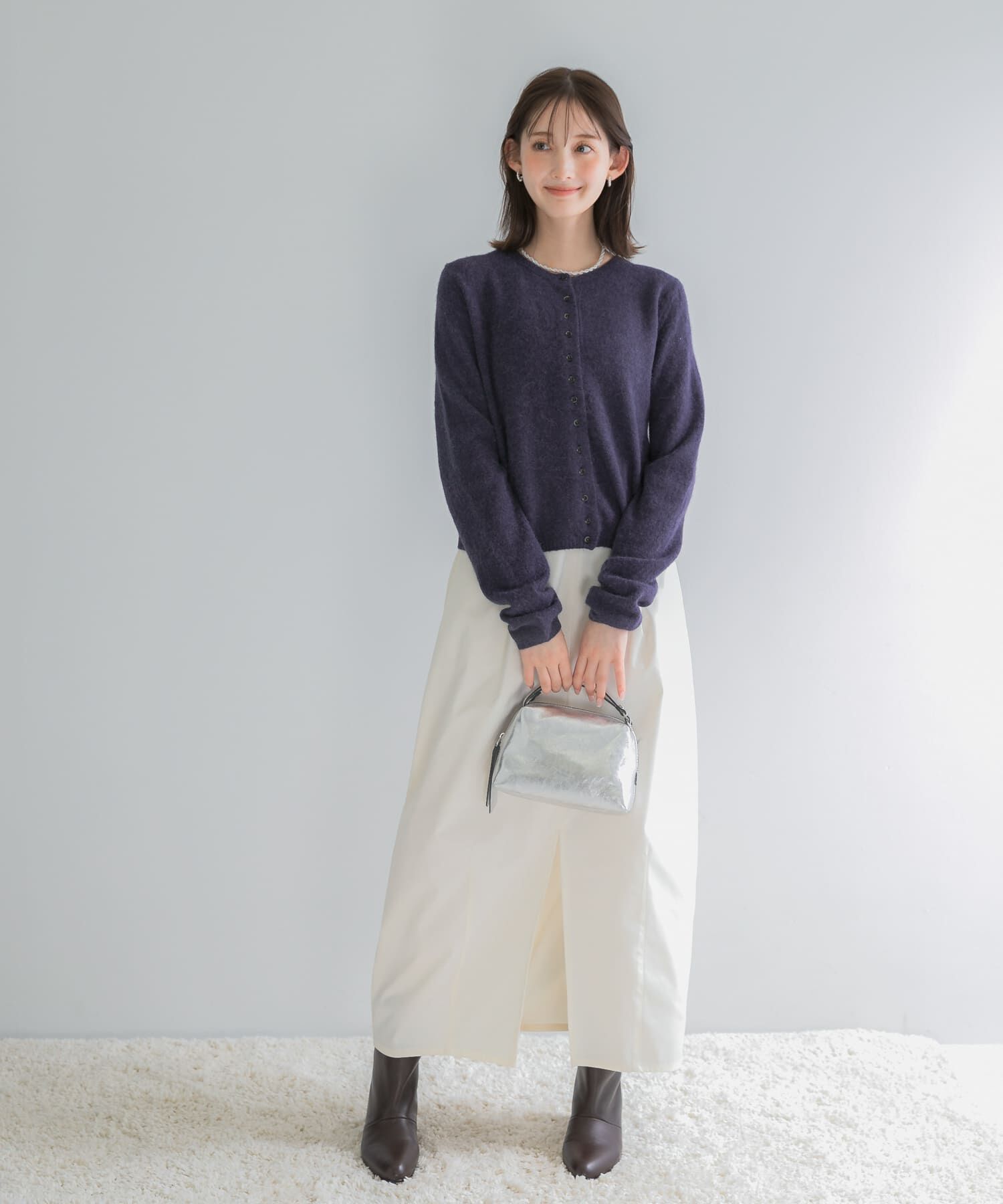 URBAN RESEARCH ROSSO「ベビーアルパカコンパクトニット」|ニット・セーター|