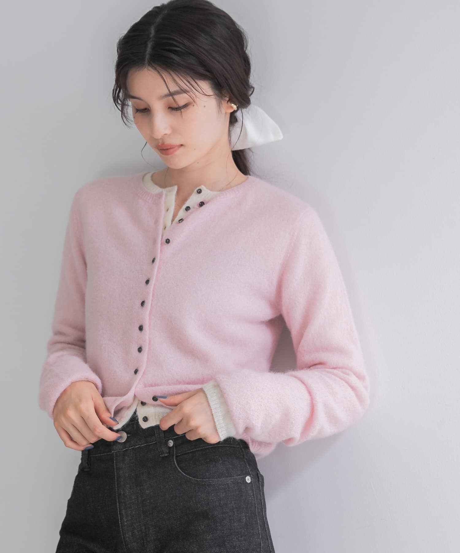 URBAN RESEARCH ROSSO「ベビーアルパカコンパクトニット」|ニット・セーター|